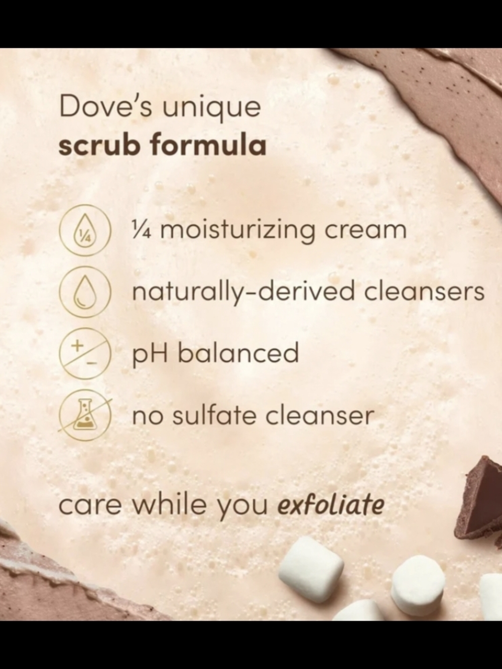 Dove Limited Edition Hot Cocoa Body Scrub - Picture 3 of 7